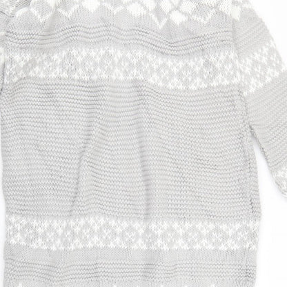 Womens UK Size M Dorothy Perkins Grey Cardigan Jumper