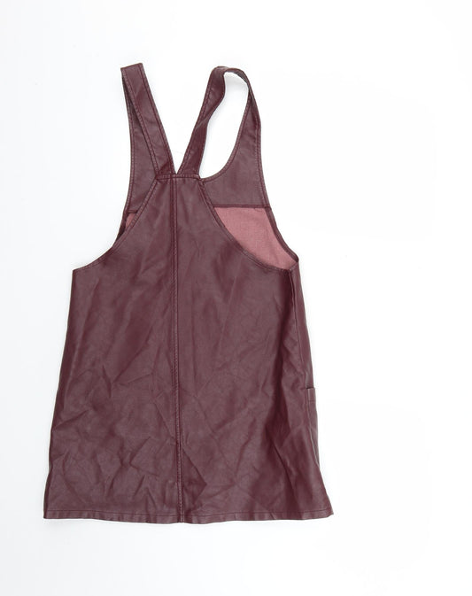 Atmosphere Womens Purple   Pinafore/Dungaree Dress  Size 8