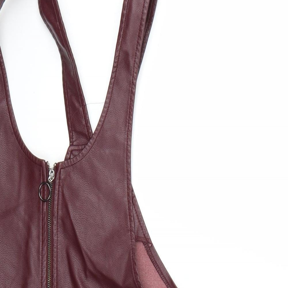 Atmosphere Womens Purple   Pinafore/Dungaree Dress  Size 8