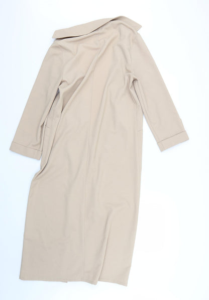 Atmosphere Womens Beige   Overcoat Coat Size 10