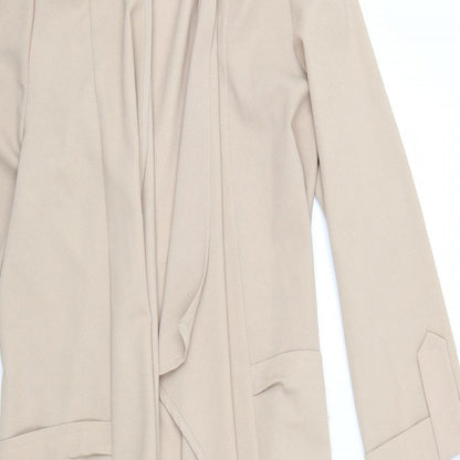 Atmosphere Womens Beige   Overcoat Coat Size 10