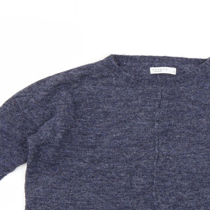 Womens UK Size S Matalan Blue Pullover Jumper
