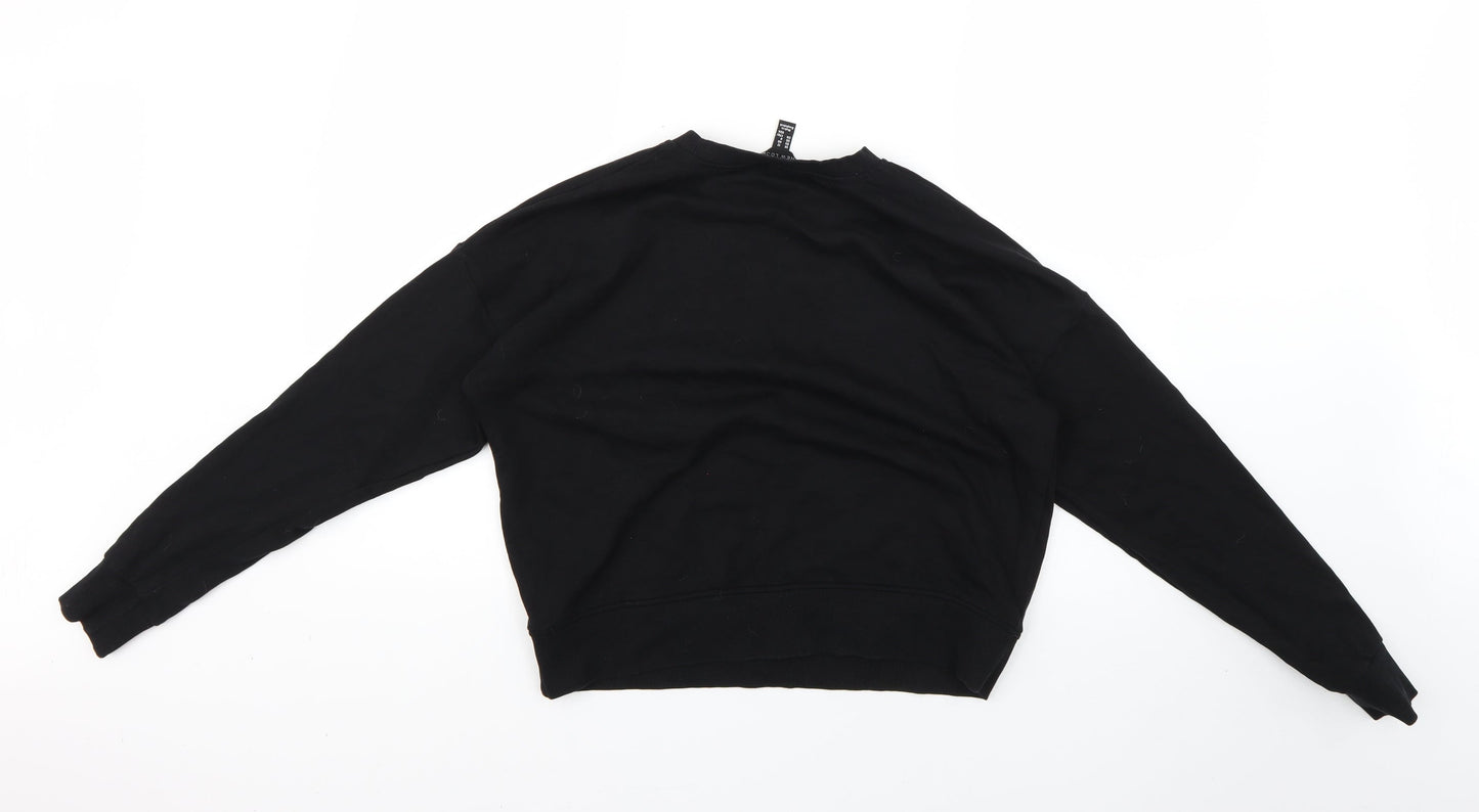Womens UK Size 12 New Look Black Pullover Jumper