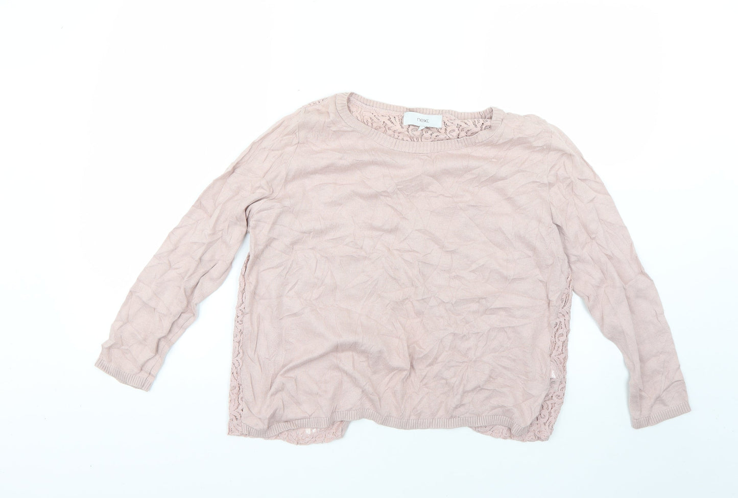 Womens UK Size 14 NEXT Pink Pullover Jumper