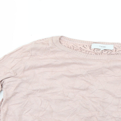 Womens UK Size 14 NEXT Pink Pullover Jumper