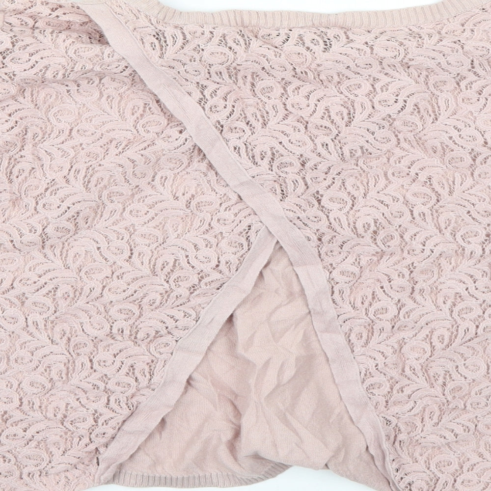 Womens UK Size 14 NEXT Pink Pullover Jumper