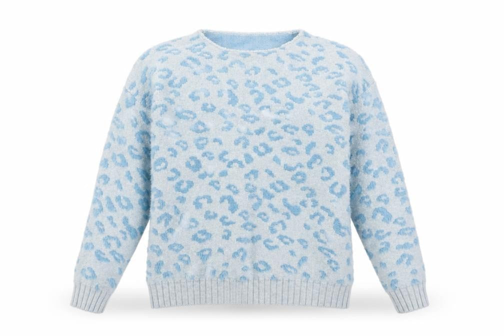 Womens UK Size S Preworn Blue Pullover Jumper