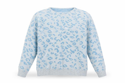Womens UK Size S Preworn Blue Pullover Jumper