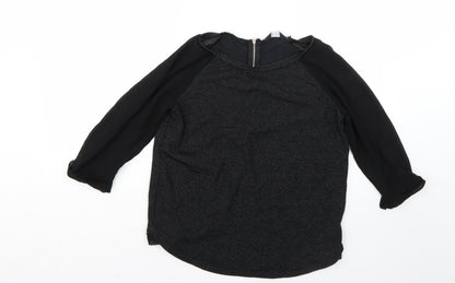 Womens UK Size 10 New Look Black Pullover Jumper