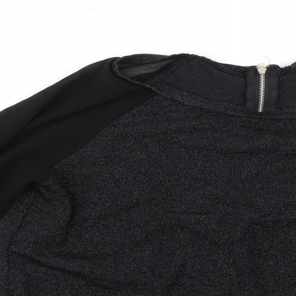 Womens UK Size 10 New Look Black Pullover Jumper
