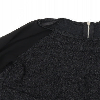 Womens UK Size 10 New Look Black Pullover Jumper