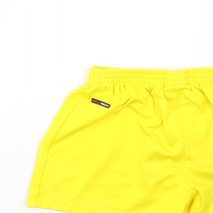 warrior Boys Yellow   Sweat Shorts Size 4-5 Years