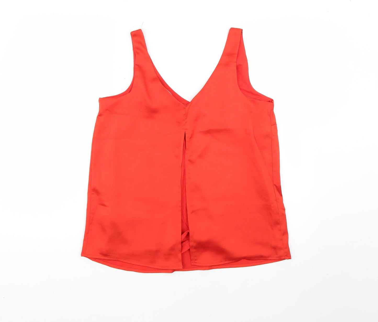 Womens UK Size 10 NEXT Orange Basic T-Shirt