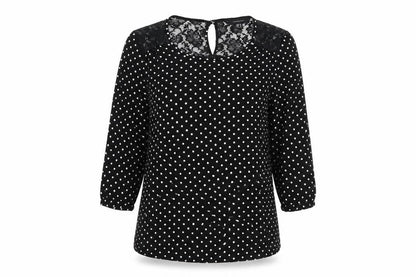 Womens UK Size 10 Atmosphere Black Basic Blouse