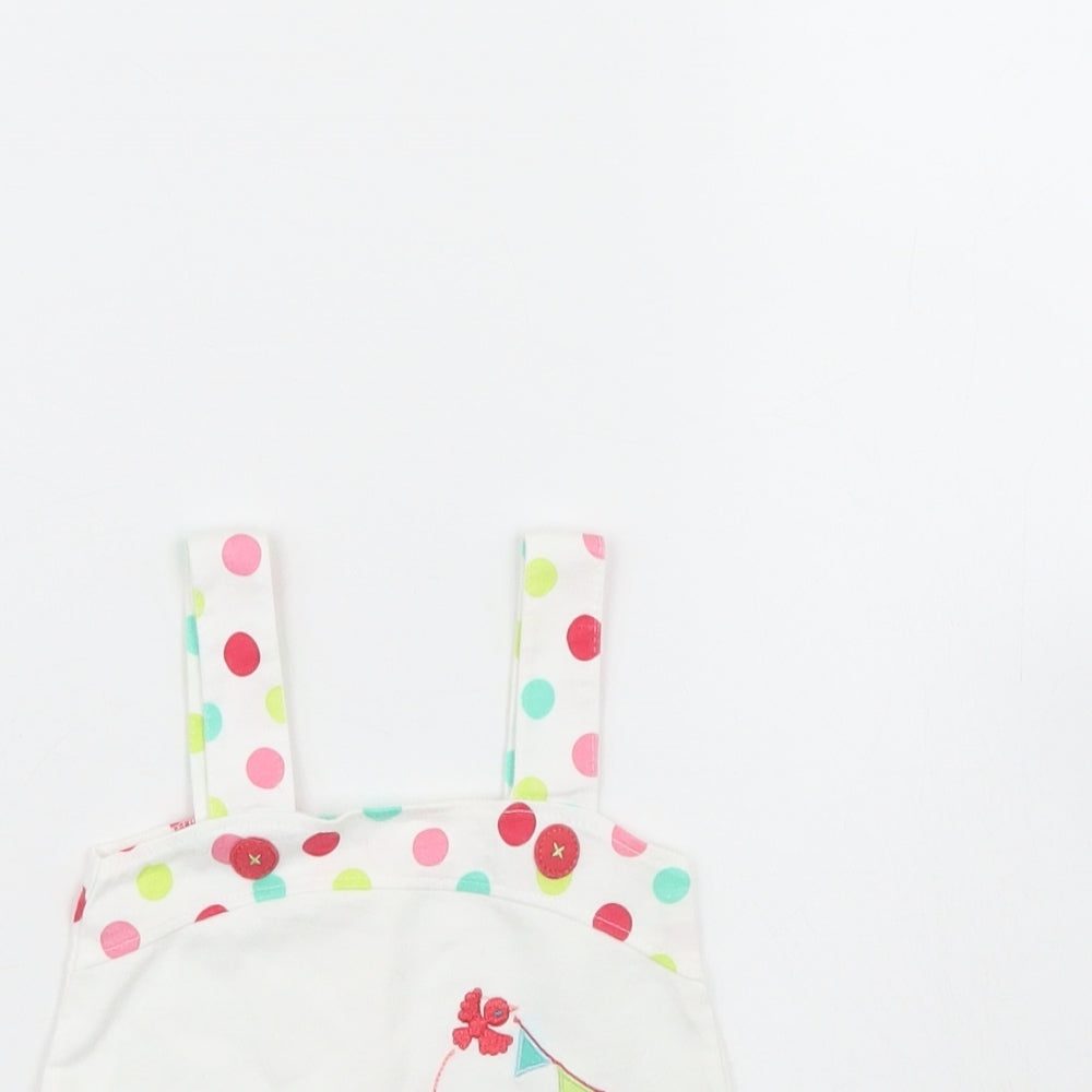 George Girls White   Basic Tank Size 0-3 Months