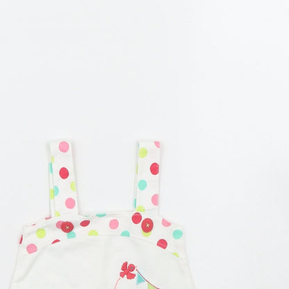 George Girls White   Basic Tank Size 0-3 Months