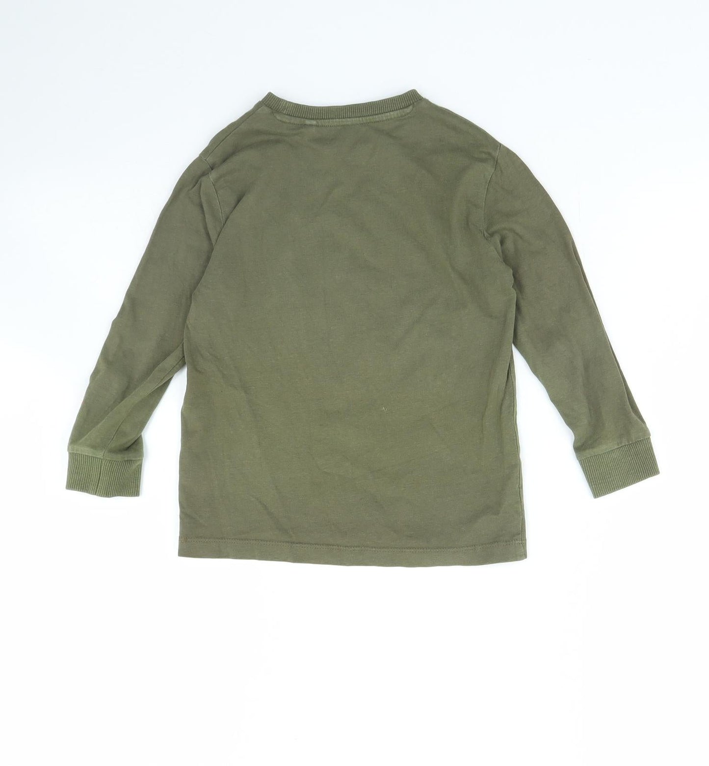 NEXT Boys Green   Basic T-Shirt Size 4 Years  - football