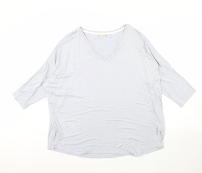 Womens UK Size 16 Phase Eight Grey Basic Blouse