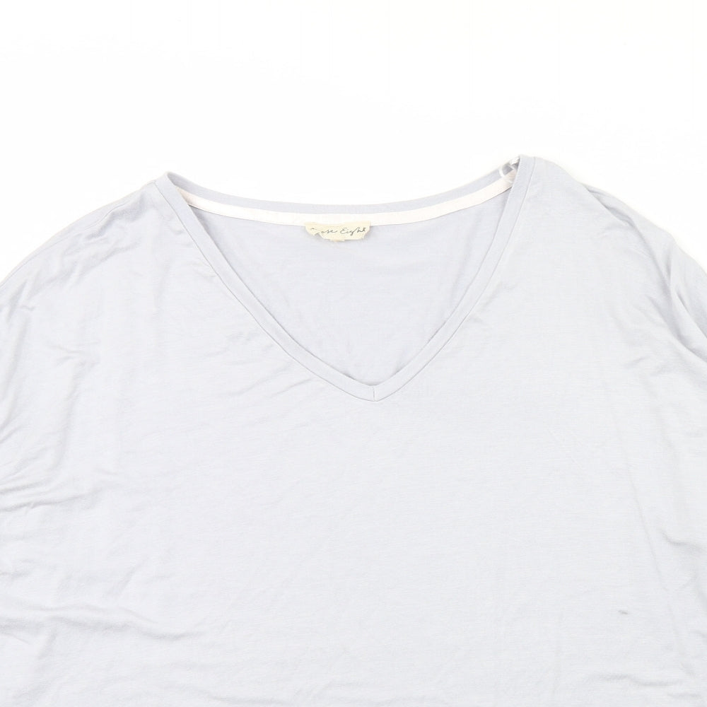 Womens UK Size 16 Phase Eight Grey Basic Blouse