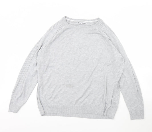 Womens UK Size L NEXT Grey Pullover Jumper