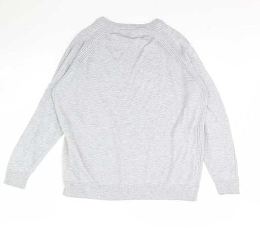 Womens UK Size L NEXT Grey Pullover Jumper