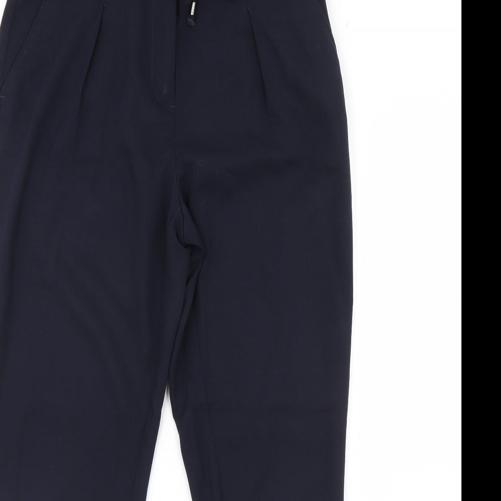 Womens UK Size 10 NEXT Regular Fit  Blue Trousers