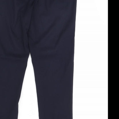 Womens UK Size 10 NEXT Regular Fit  Blue Trousers