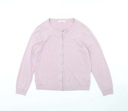 Womens UK Size 12 M&S Pink Cardigan Jumper