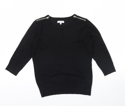 Womens UK Size 14 Redherring Black Pullover Jumper