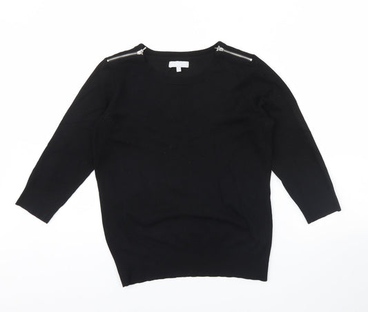 Womens UK Size 14 Redherring Black Pullover Jumper