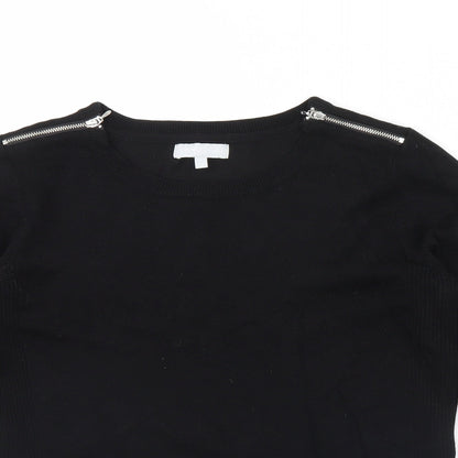 Womens UK Size 14 Redherring Black Pullover Jumper