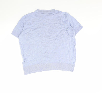 M&S Womens Blue   Pullover Jumper Size 14
