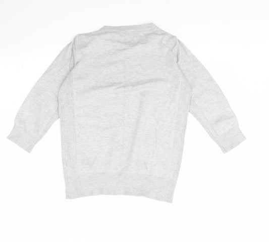 Womens UK Size 14 Red Herring Grey Pullover Jumper