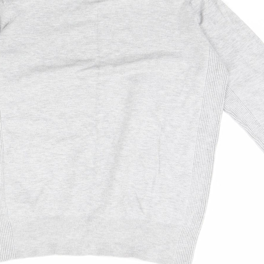 Womens UK Size 14 Red Herring Grey Pullover Jumper