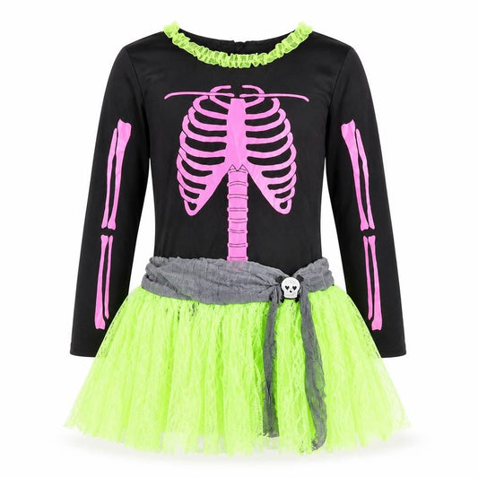 Preworn Girls Black   Fit & Flare  Size 8 Years  - Halloween