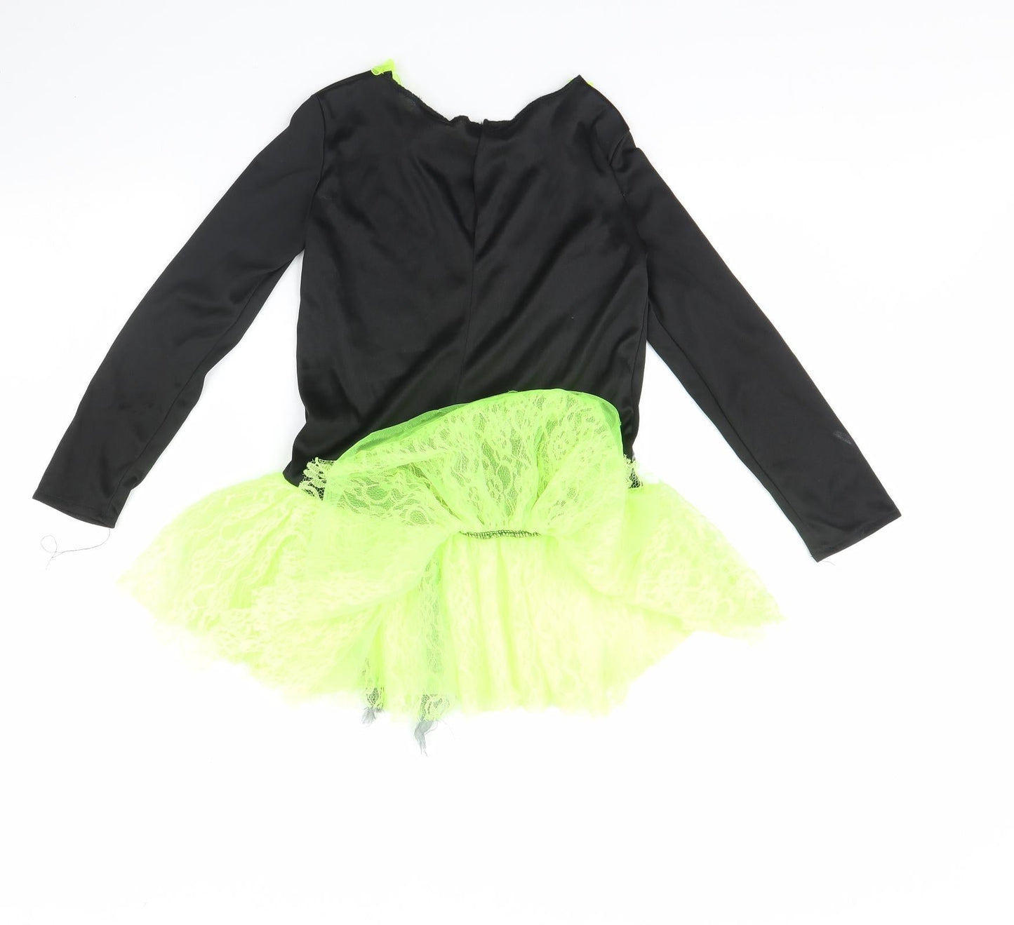 Preworn Girls Black   Fit & Flare  Size 8 Years  - Halloween