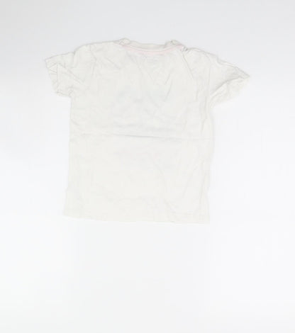 Primark Boys White   Basic T-Shirt Size 5 Years