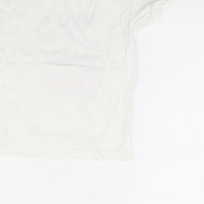 Primark Boys White   Basic T-Shirt Size 5 Years