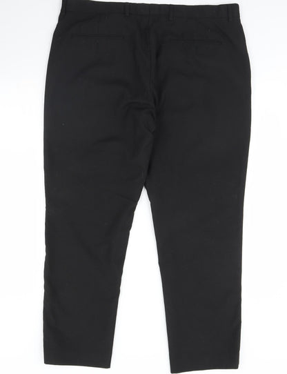 William & Brown Womens Black   Dress Pants Trousers Size 38 L30 in