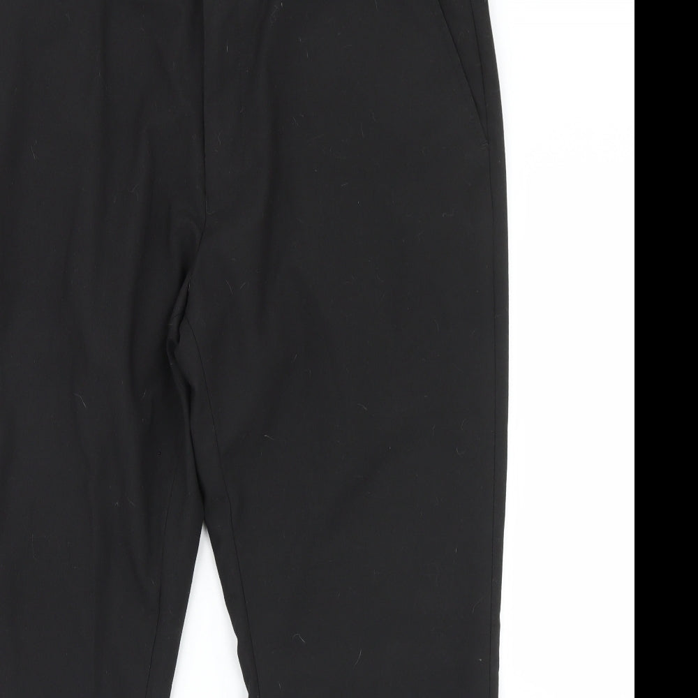 William & Brown Womens Black   Dress Pants Trousers Size 38 L30 in