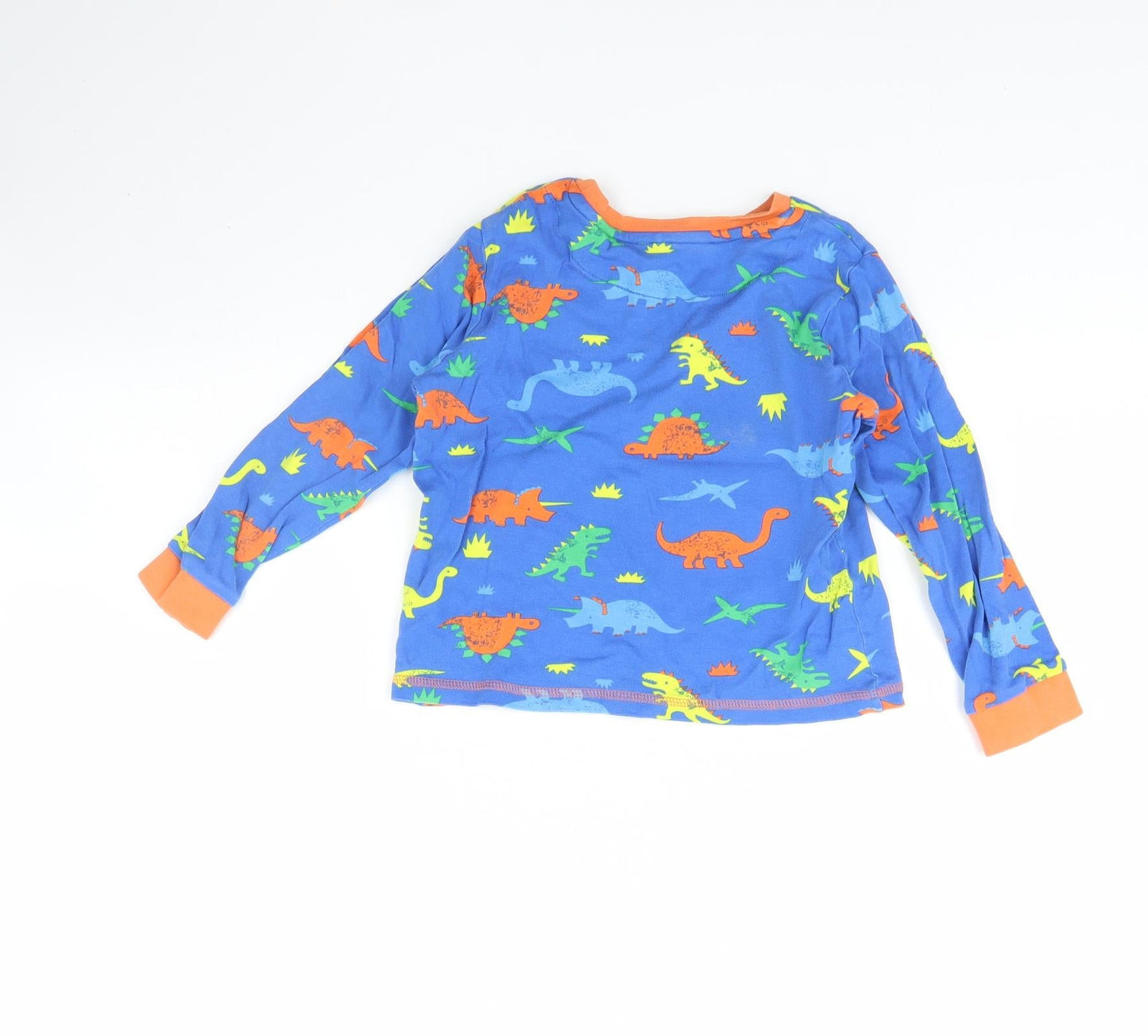 George Boys Blue Animal Print   Pyjama Top Size 6 Years  - Dinosaur