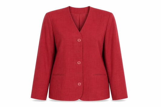 George Womens Red   Jacket Blazer Size 12