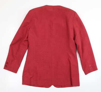 George Womens Red   Jacket Blazer Size 12