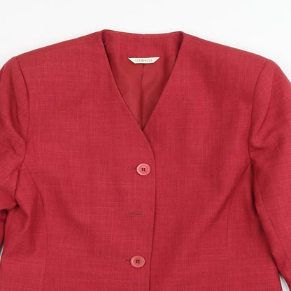 George Womens Red   Jacket Blazer Size 12