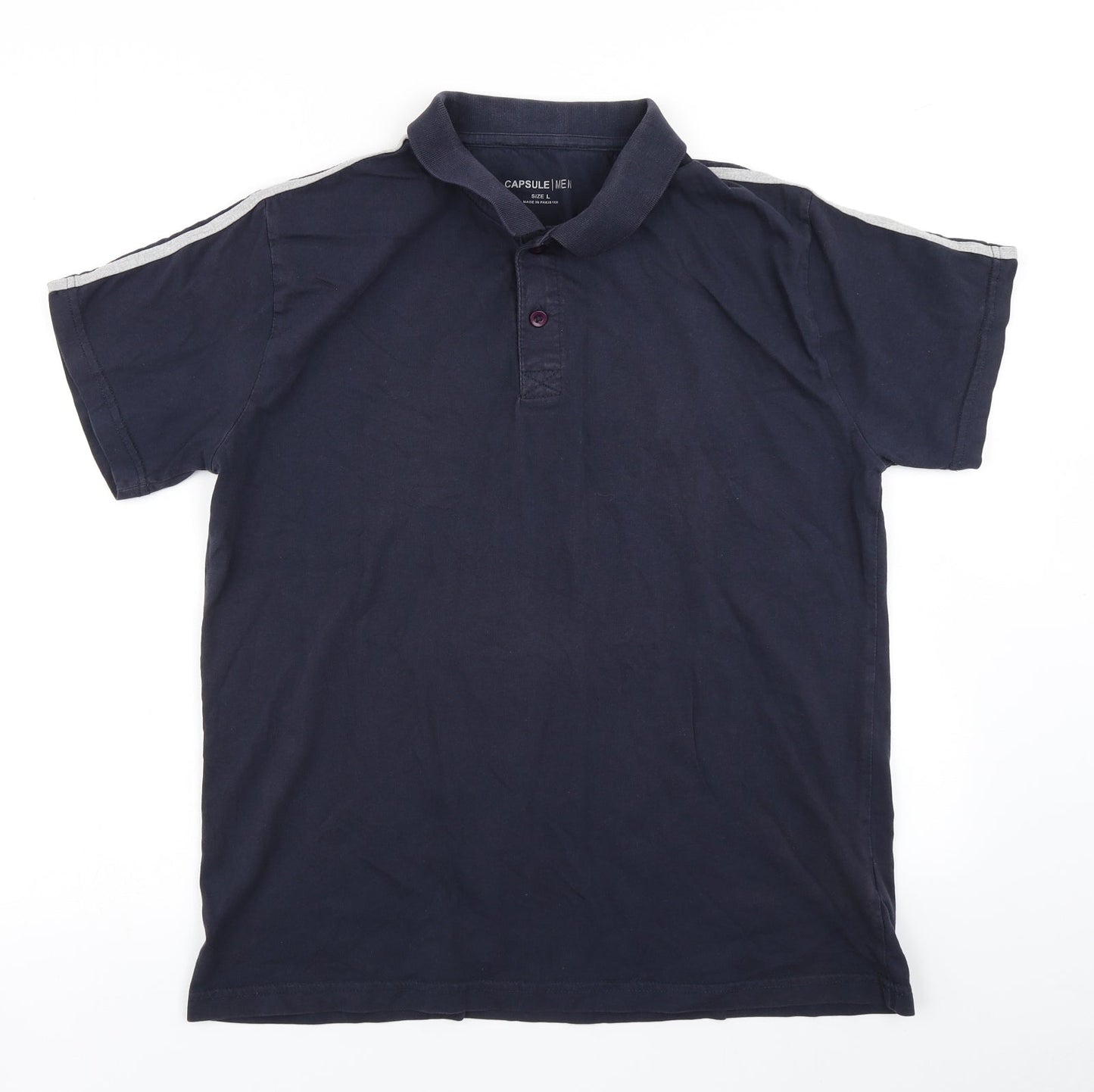 Capsule Mens Blue    Polo Size L
