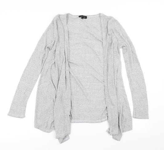 Womens UK Size 12 New Look Grey Cardigan Jumper