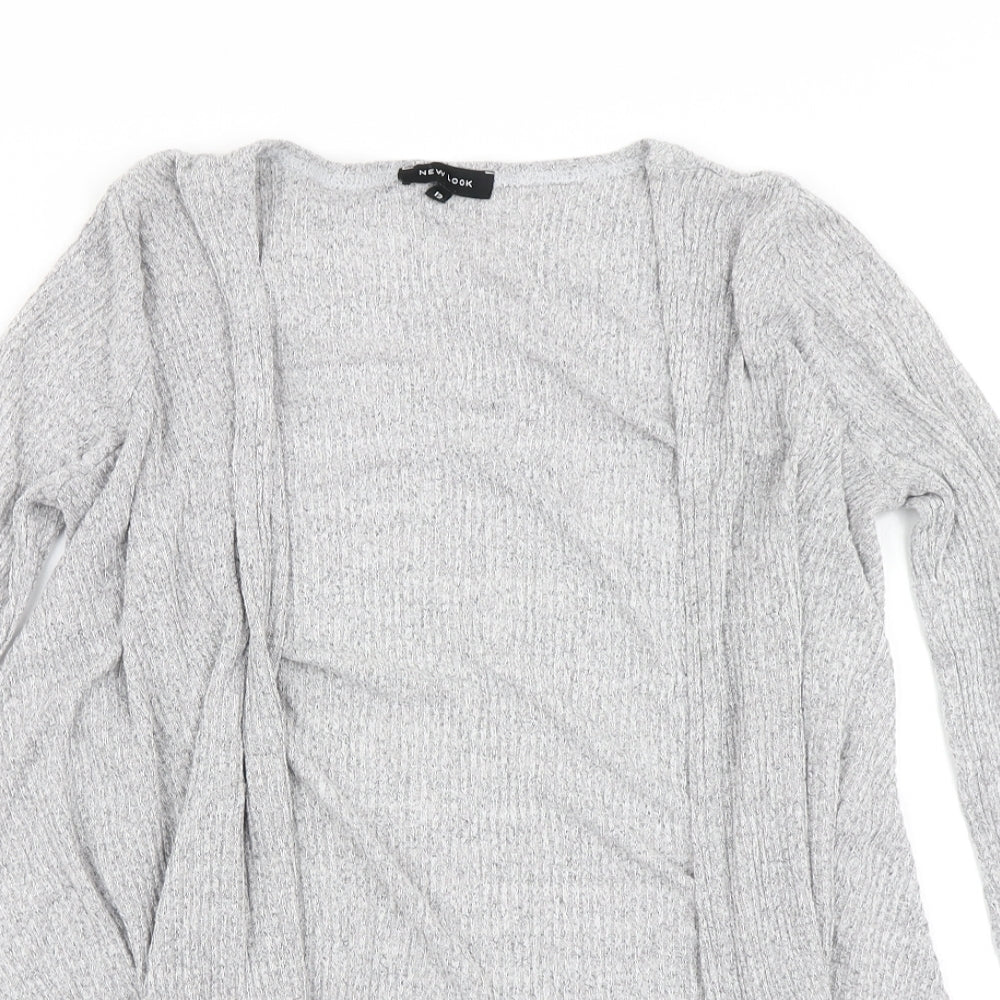 Womens UK Size 12 New Look Grey Cardigan Jumper
