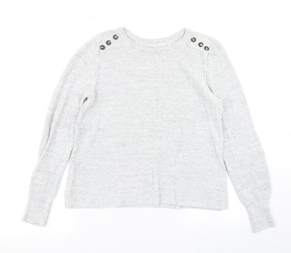 Womens UK Size 12 NEXT Grey Pullover Jumper