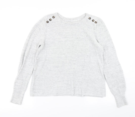 Womens UK Size 12 NEXT Grey Pullover Jumper