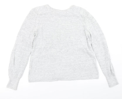 Womens UK Size 12 NEXT Grey Pullover Jumper